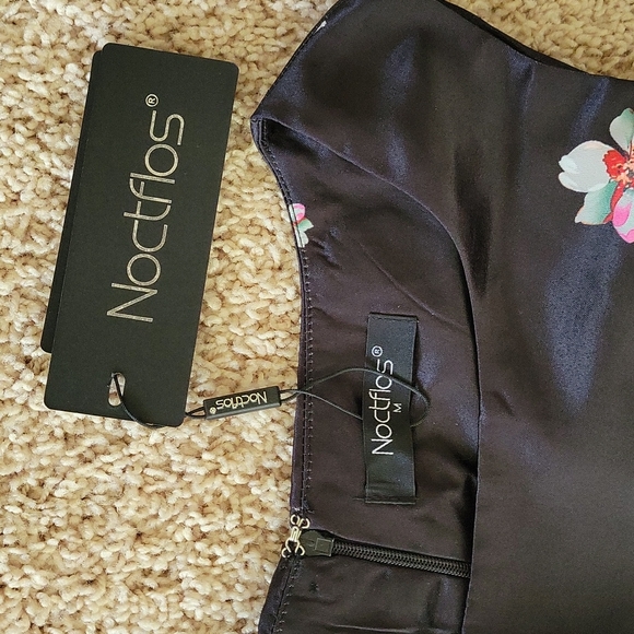 NWT Floral Cocktail Dress - Picture 3 of 6